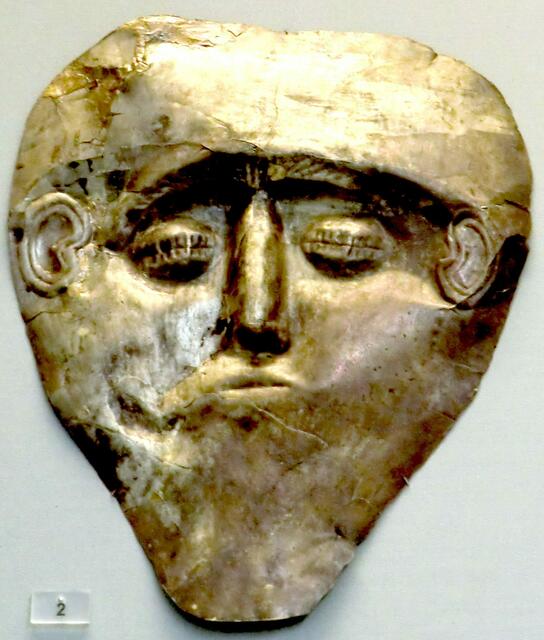 Goldmaske aus Mykene