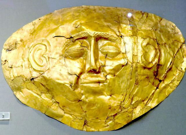 Goldmaske aus Mykene