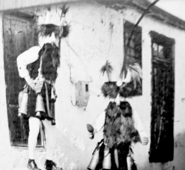 Satyrmasken aus Drama in Mazedonien