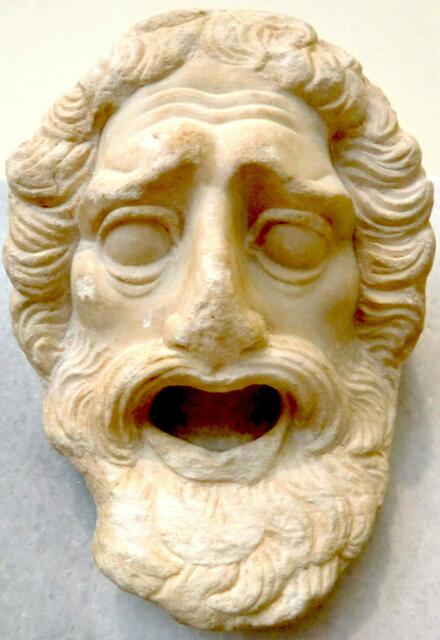 Theatermasken dekoration