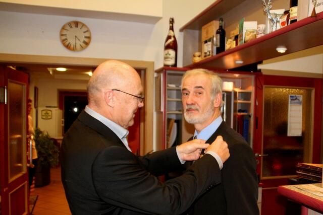 Koroschetz (2. Vorstand) Kocamann N. Ali (Gold Lorbeer)