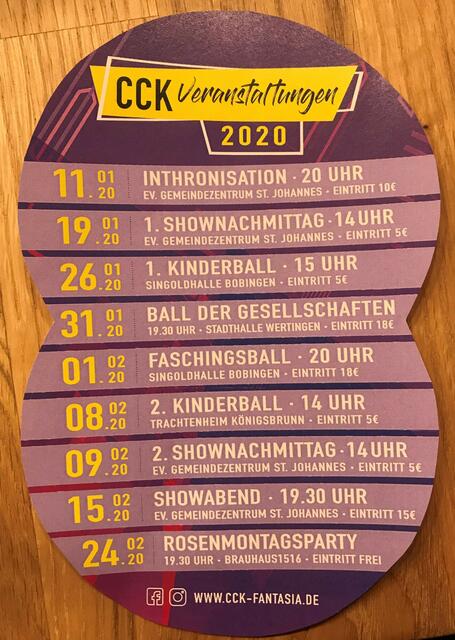 Alle Veranstaltungen auf unserem stylischen Getränkeuntersetzer