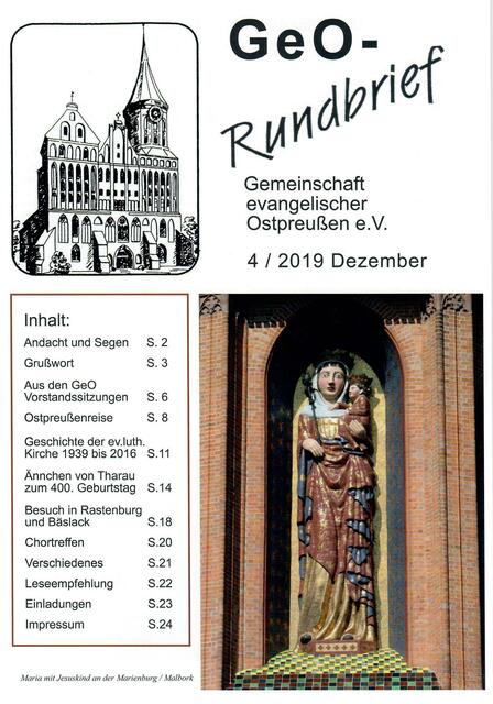 GeO 4 / 2019 - http://www.gemeinschaft-ev-ostpreussen.de/  | Foto: wie vor