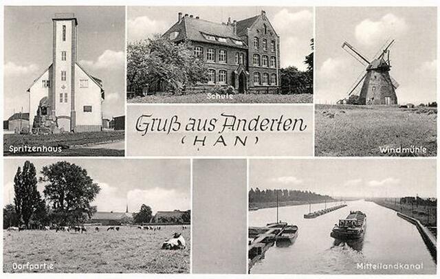 Ansichtkarte Anderten, undatiert