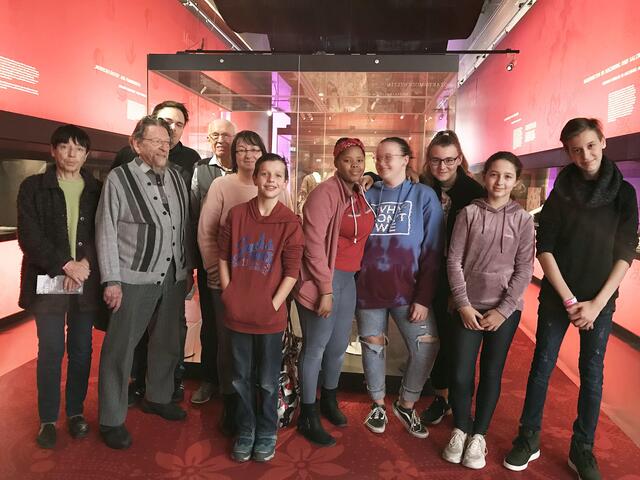 Im Textilmuseum hatten Jung und Alt viel Spaß miteinander.