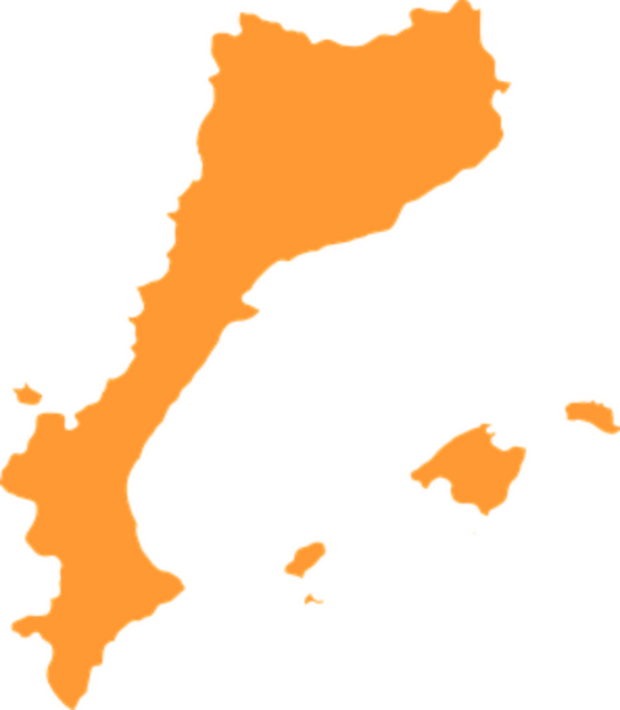 Katalonien &gt; gemeinfrei &gt; https://pixabay.com/de/vectors/größere-katalonien-karte-35977/ | Foto: wie vor