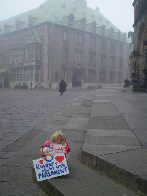 Blick auf das Bremer Rathaus am 1. Januar 2020