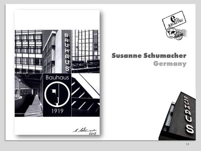 Eines meiner Arbeiten zum Thema 100 Jahre Bauhaus. Die Ausstellung wurde in Spanien gezeigt.