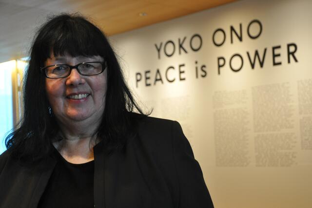 Susanne Schumacher. Ausstellung Yoko Ono - Peace is Power