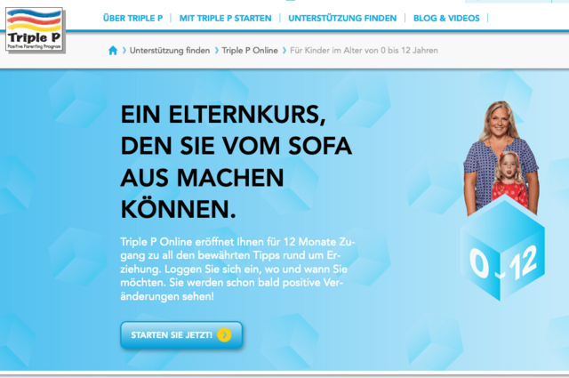 Das Triple P Online Angebot | Foto: Triple P Deutschland GmbH