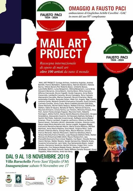 Ausstellung "Omaggio A Fausto Paci", Kuratorin Lucia Spagnuolo. Teilnehmer mit dabei aus Germany