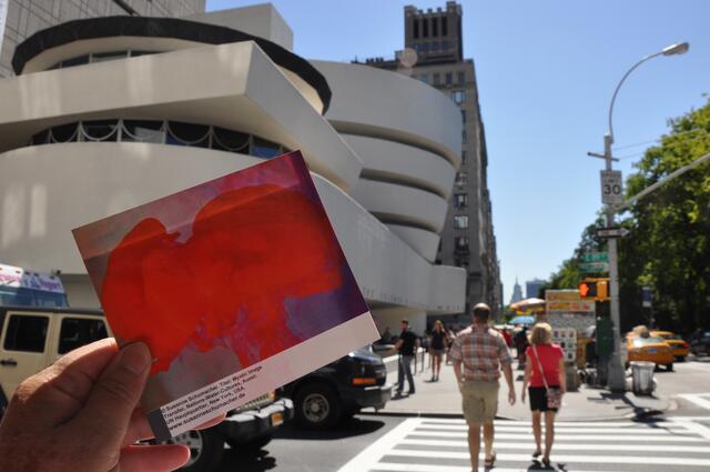 Guggenheim Museum New York, diese Fotografie wird zur Zeit in der Türkei an einer Universität gezeigt
