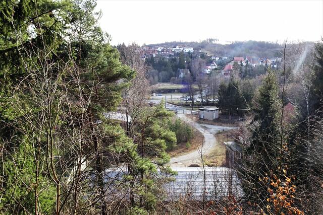 Blick von der Hochbahn auf Silberhütte
