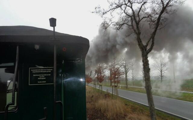 in Fahrt.