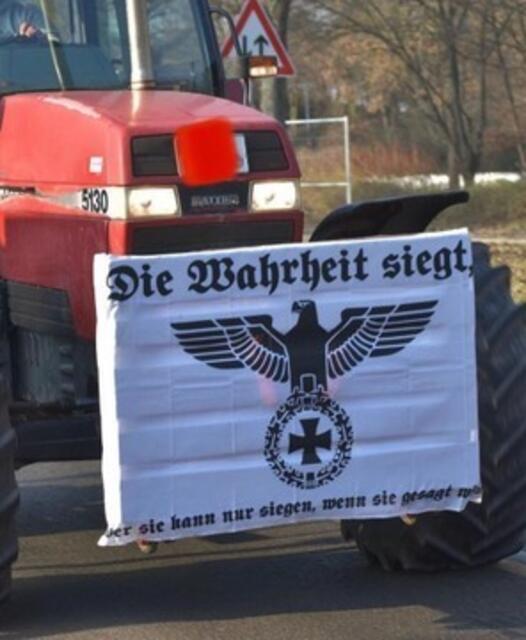 Derartige Protestlosungen sind zwar nicht verboten, aber auch nicht gerne gesehen in politischen Kreisen.