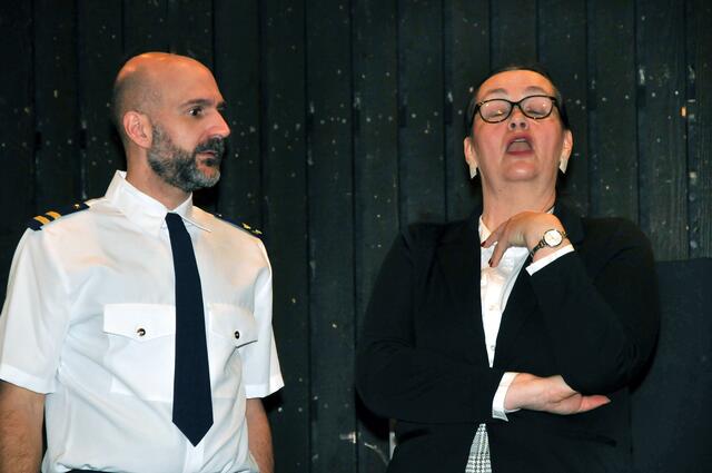 Szenenfoto von der Probe.