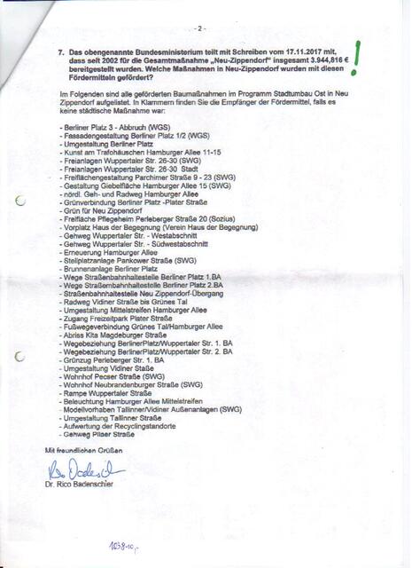 Für jedes Projekt fallen somit 103 810 € an ??