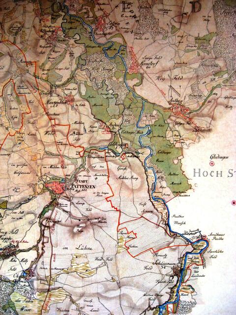 Meßtischblatt von 1781