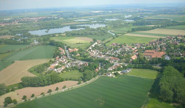 Koldingen und die seit 2008 bestehenden Koldinger Teiche