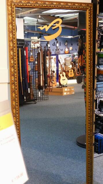 in den Spiegel geschaut