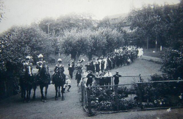 1908 Schützenfest an der Wassermühle