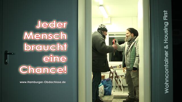 Wohncontainer & Housing First - werdet Chancengeber 2020!