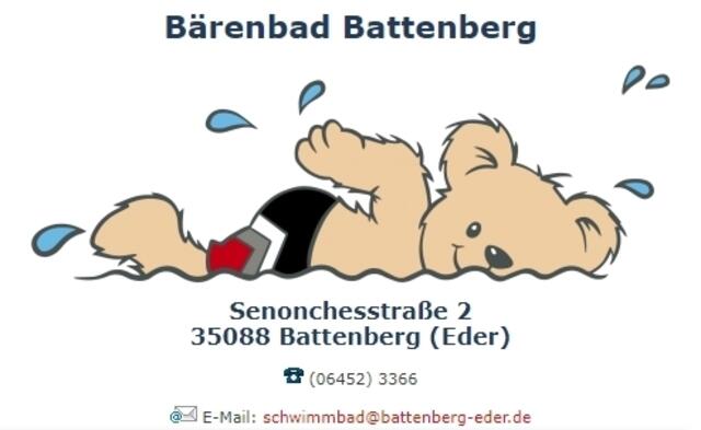 Bärenbad ist der neue Name unseres Schwimmbads im Stadtteil Battenberg (09.02.2020).