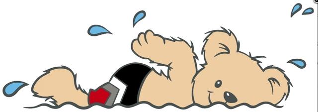 Logo des Bärenbads, das Marlit Peikert aus dem Stadtteil Frohnhausen erstellt hat (10.02.2020).
