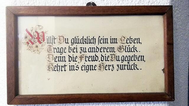 Der Spruch ist gut - O`Brain und seine "Fuhre Mist" im Thaldorfer Kartoffel- und Schnitzelhaus !