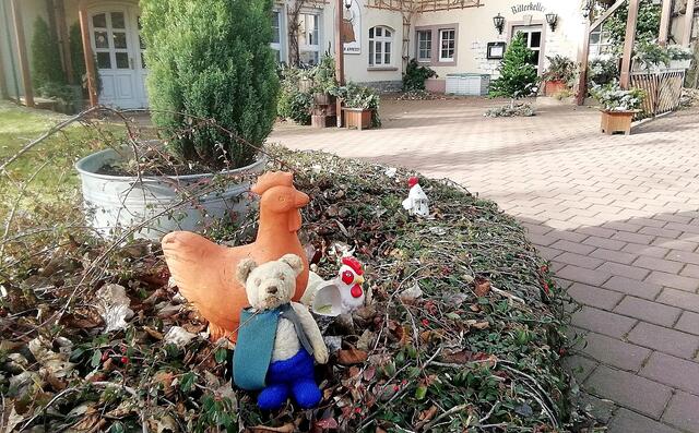 O`Brain und seine "Fuhre Mist" im Thaldorfer Kartoffel- und Schnitzelhaus !