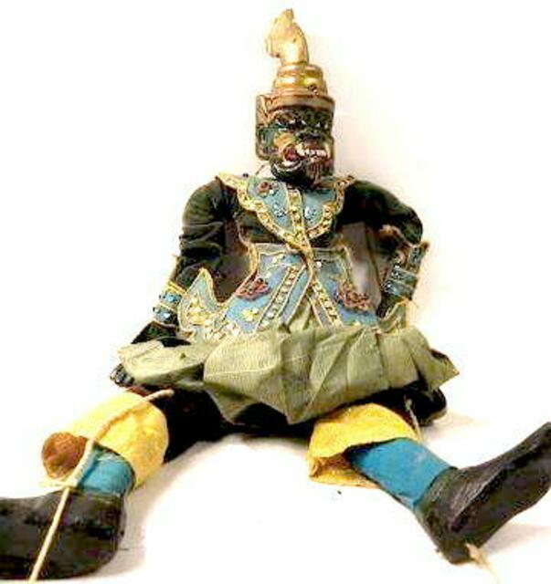 Geschafft vom Bösesein ist dieser Dämon aus Burma