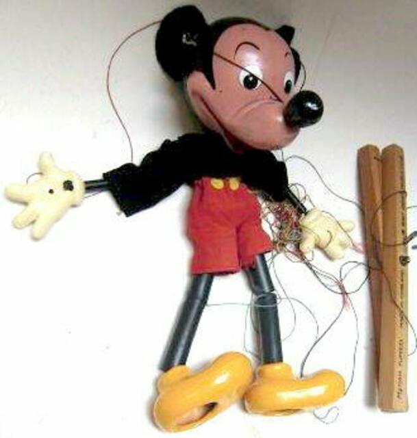 Mickimaus- Marionette der 50-ger Jahre