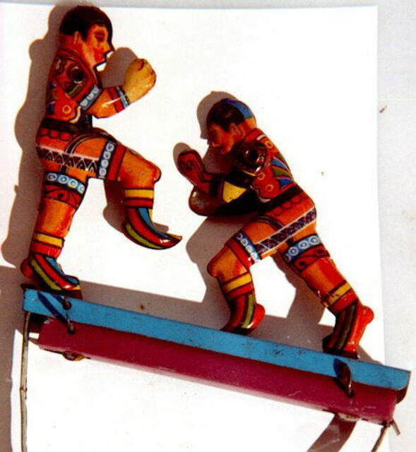 Bewegliches Blechspielzeug : Boxer aus Mexiko