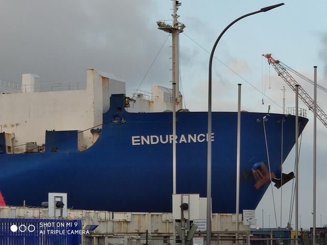 Das Frachtschiff "Endurance" hat am 20. Februar in Bremerhaven festgemacht. Die Ladung besteht aus Panzern und Fahrzeugen der US-Army für "Defender Europe 20". Am 21. Februar wird das Schiff entladen. Per Schiene und Straße geht es quer durch Deutschland in Richtung Polen und Baltikum bis zur russischen Westgrenze.
