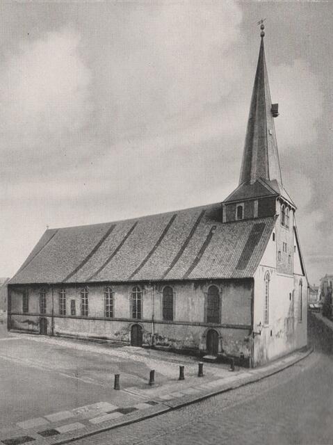 Die alte Kirche um 1886 am heutigen Standort
