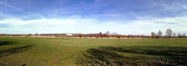 Panorama von den Unstrutwiesen - Sonntagsspaziergang in den Frühling am 15.3.2020 !