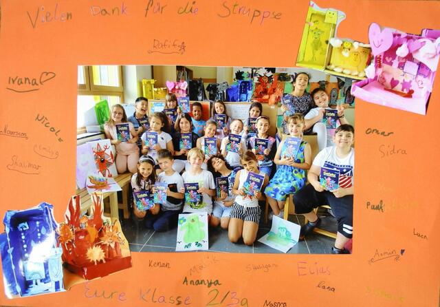 Ein Klassenbild als Dank!!! | Foto: Rotary Club Marburg