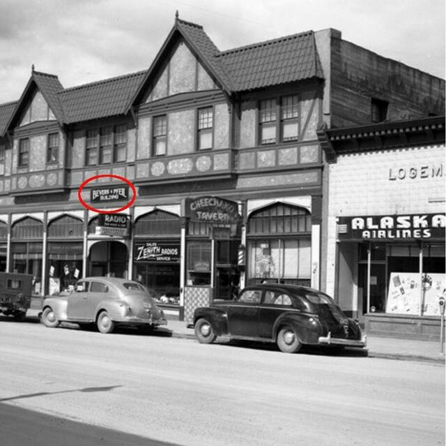 Das Pfeil-Bever House in Anchorage in den 50er Jahren