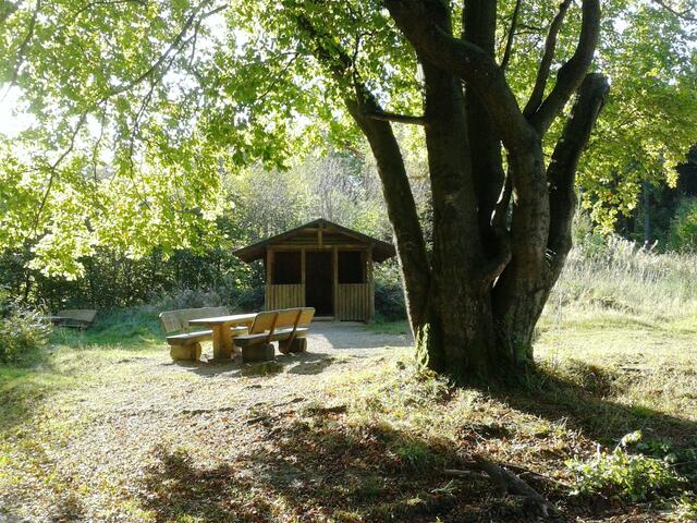Hütte an der Laube