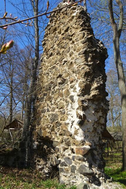 ein Teil des Kirchenturms von Volkmannrode
