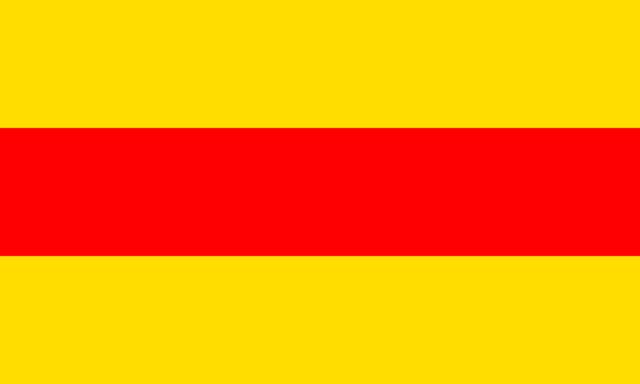 Flagge des Großherzogtum Baden 1891-1918 > https://de.wikipedia.org/wiki/Großherzogtum_Baden | Foto: wie vor