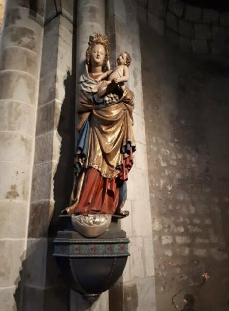 Mondsichelmadonna aus der 2. Hälfte des 14. Jahrhunderts.