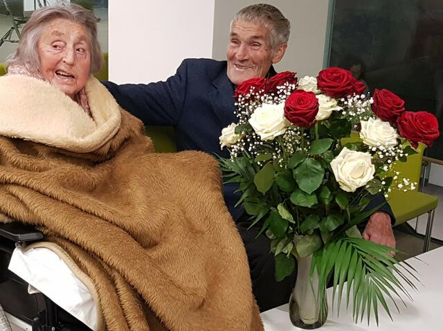 Johanna und Hubert Mayr: auch in schweren Stunden mit Gottvertrauen glücklich