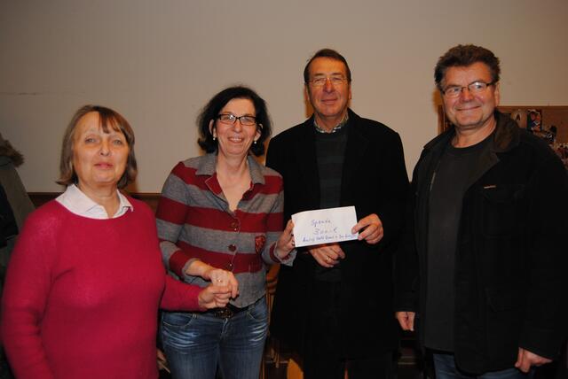 Barbara, Claudine, Peter und Dietmar