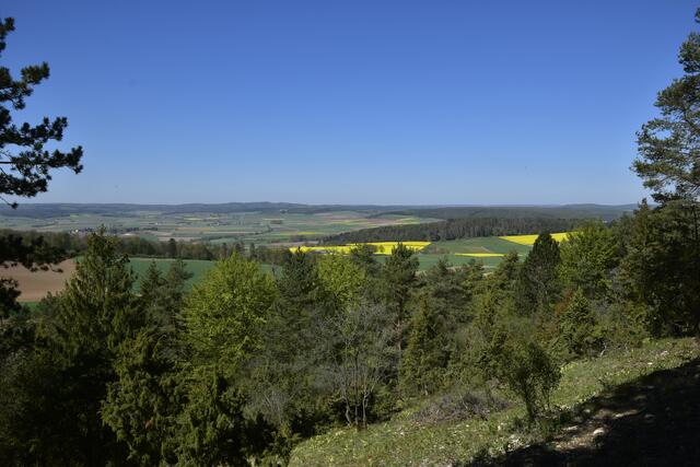 Richtung Nordwest:  da hinten geht es nach NRW