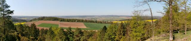 ein Handy-Panorama über die Volkmarser Senke