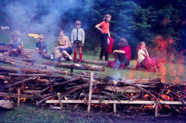 Abschiedsabend beim Grillen in Wengen