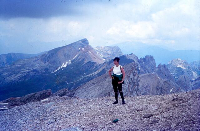 Maria Hermanns auf dem Seekofel