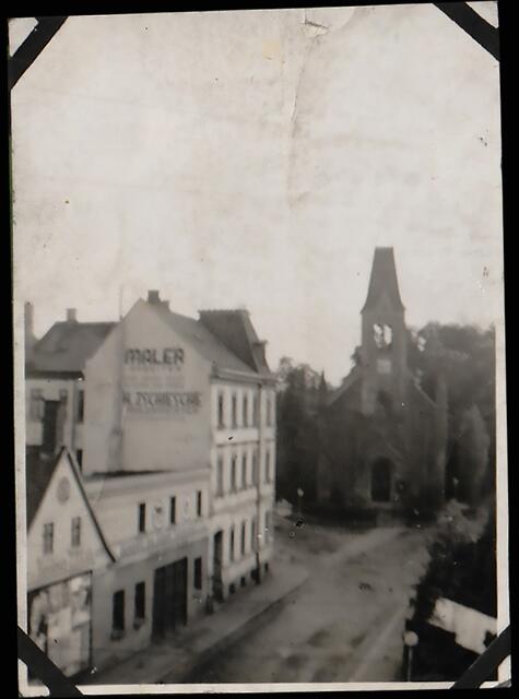 Lösniger Kirche, Connewitz ... leider zu unscharf