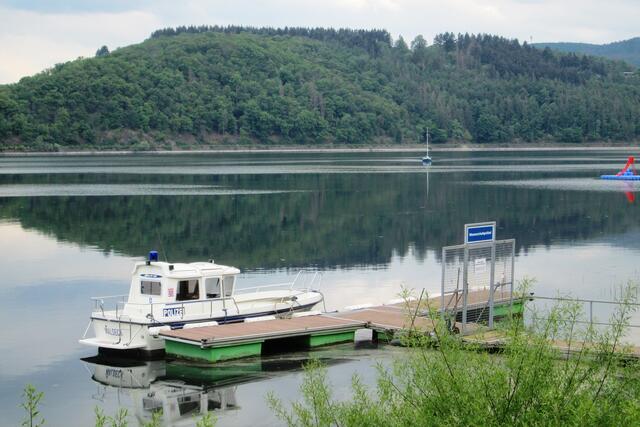 Die Wasserschutzpolizei hat noch nichts zu tun.